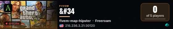" live status badge