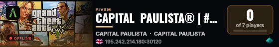 CAPITAL  PAULISTA® | #2026 🔥 live status badge