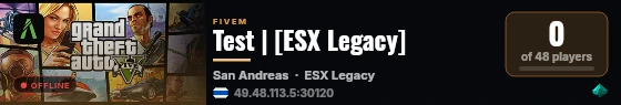 Test | [ESX Legacy] live status badge