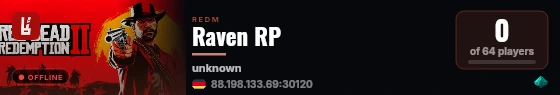 Raven RP live status badge