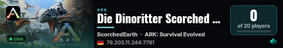 Die Dinoritter Scorched Earth - (v361.7) live status badge