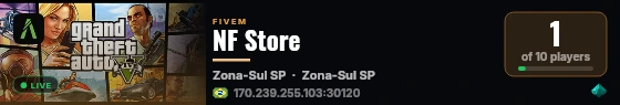 NF Store live status badge