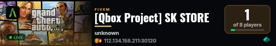 [Qbox Project] SK STORE live status badge