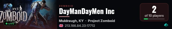 DayManDayMen Inc live status badge