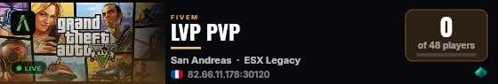 LVP PVP live status badge