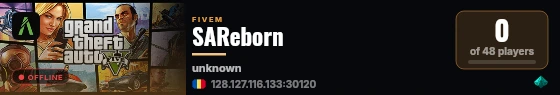 SAReborn live status badge