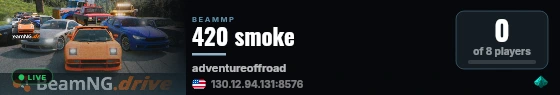 420 smoke live status badge
