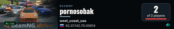 pornosobak live status badge