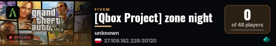 [Qbox Project] zone night live status badge