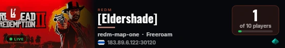 [Eldershade] live status badge