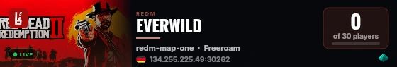 [VORPCore] Everwild live status badge
