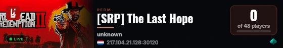 [SRP] The Last Hope live status badge
