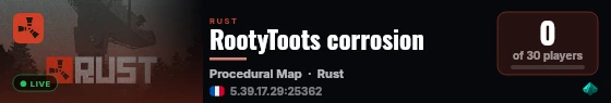 RootyToots live status badge