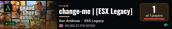 change-me | [ESX Legacy] live status badge