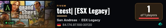 teest| [ESX Legacy] live status badge