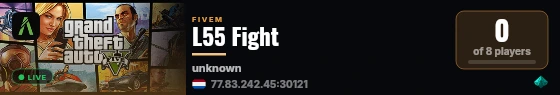 L55 Fight live status badge