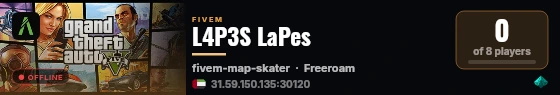 L4P3S LaPes live status badge