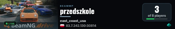 przedszkole live status badge