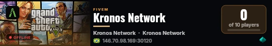 Kronos Network live status badge