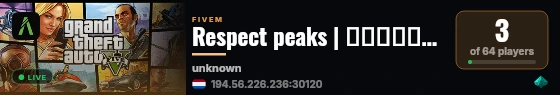  Respect Arenua  live status badge