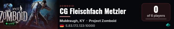 CG Fleischfach Metzler live status badge