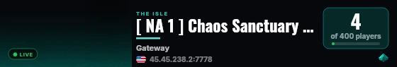[ NA 1 ] Chaos Sanctuary 3X GROWTH live status badge