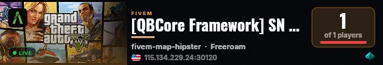 [QBCore Framework] SN STUDIO live status badge