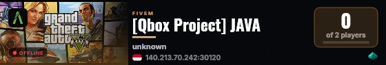 [Qbox Project] JAVA live status badge