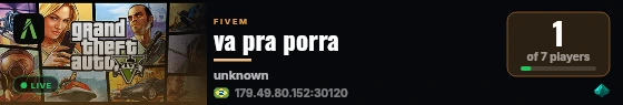va pra porra live status badge