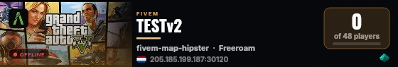 TESTv2 live status badge
