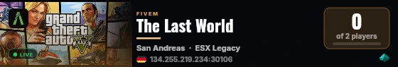The Last World live status badge