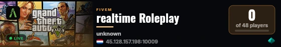 realtime Roleplay live status badge