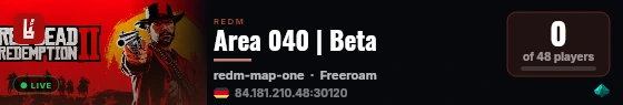 Area 040 | Beta live status badge