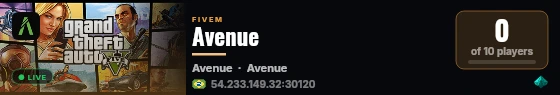 Avenue live status badge