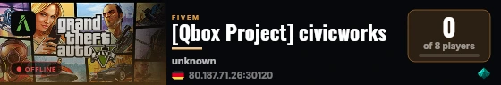 [Qbox Project] civicworks live status badge