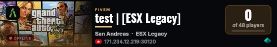 test | [ESX Legacy] live status badge