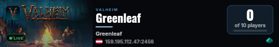 Greenleaf live status badge