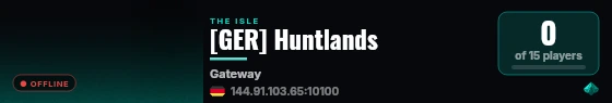 [GER] Huntlands live status badge