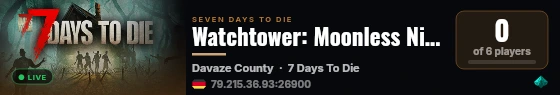 Watchtower: Moonless Nights live status badge