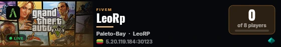 LeoRp live status badge