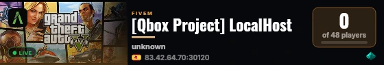 [Qbox Project] LocalHost live status badge