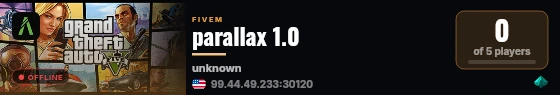 parallax 1.0 live status badge