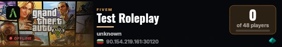 Test Roleplay live status badge