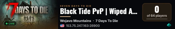 Black Tide PvP | Wiped August 22nd live status badge