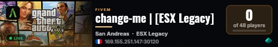 change-me | [ESX Legacy] live status badge