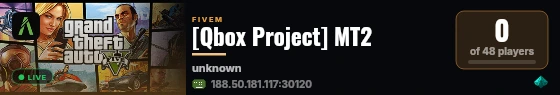 [Qbox Project] MT2 live status badge