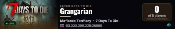 Grangarian live status badge