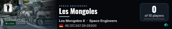 Les Mongoles live status badge