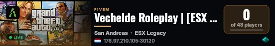 Vechelde Roleplay | [ESX Legacy] live status badge