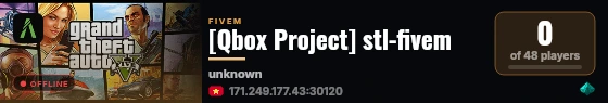 [Qbox Project] stl-fivem live status badge